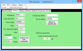 DVB Calculator screenshot 2