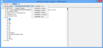 DVB Inspector screenshot 3