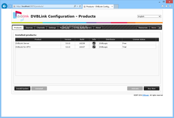 DVBLink for IPTV screenshot