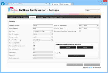 DVBLink for IPTV screenshot 8