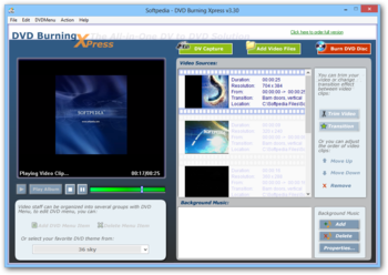 DVD Burning Xpress screenshot