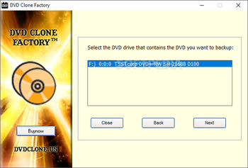 DVD Clone Factory screenshot