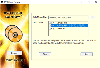 DVD Clone Factory screenshot 2