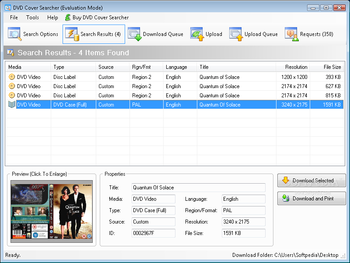 DVD Cover Searcher screenshot 2