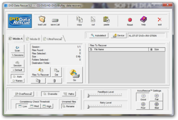 DVD Data Rescue screenshot