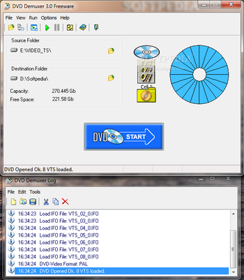 DVD Demuxer screenshot