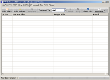 DVD Detective FLV Converter screenshot