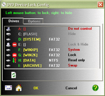 DVD Device Lock screenshot