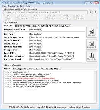 DVD Identifier screenshot