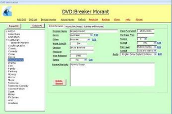 DVD Management screenshot