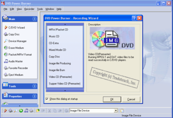 DVD Power Burner Deluxe screenshot