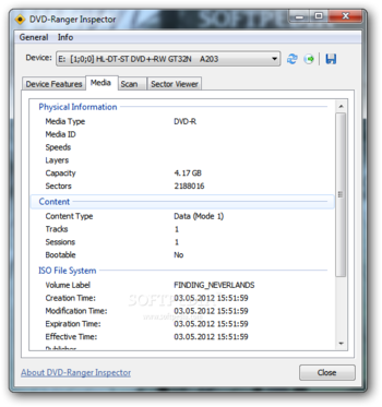 DVD-Ranger Inspector screenshot 2