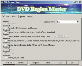 DVD Region Master screenshot 2