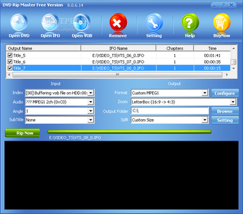 DVD Rip Master screenshot