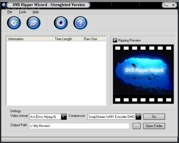 DVD Ripper Wizard screenshot