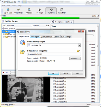 Dvd Shrink screenshot 4