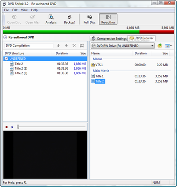 Dvd Shrink screenshot 5
