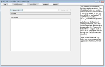 DVD Subtitle Extractor screenshot
