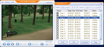 DVD To MP3 Ripper screenshot