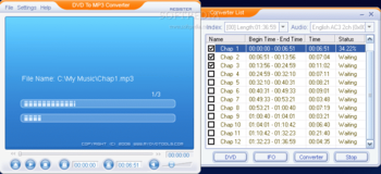 DVD To MP3 Ripper screenshot 2