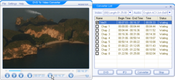 DVD to Video Converter screenshot