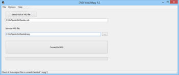 DVD Vob2Mpg screenshot