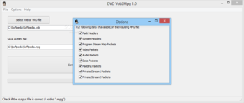 DVD Vob2Mpg screenshot 2