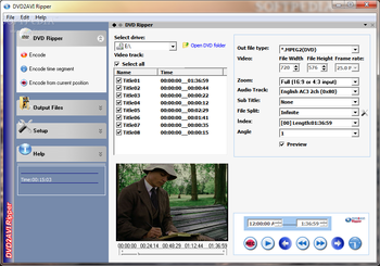 DVD2AVI Ripper screenshot