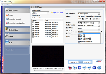 DVD2AVI Ripper screenshot 3