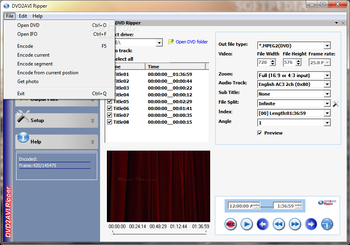 DVD2AVI Ripper screenshot 4