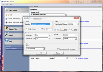 DVD2AVI Ripper screenshot 6