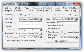 DVD2SVCD screenshot 9