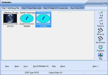 DVDBuilder screenshot