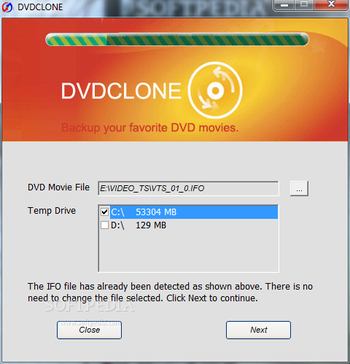 DVDCLONE screenshot 2