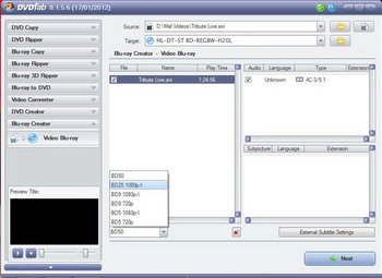 DVDFab Blu-ray Creator screenshot