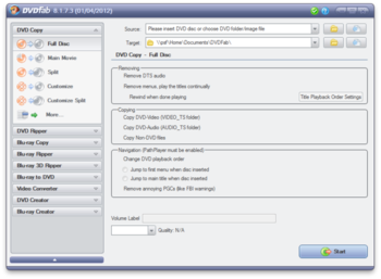 DVDFab DVD Copy screenshot