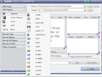 DVDFab DVD Ripper screenshot