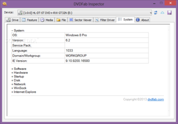 DVDFab Inspector screenshot 4
