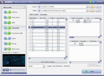 DVDFab Platinum screenshot 4