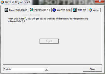 DVDFab Region Reset screenshot 2