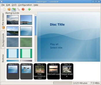 DVDStyler Portable screenshot