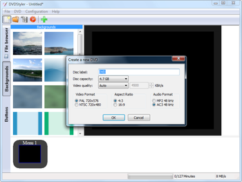 DVDStyler Portable screenshot