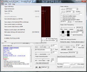 DVDSubEdit screenshot 2