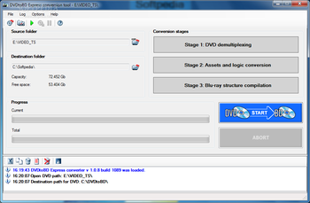 DVDtoBD Express screenshot