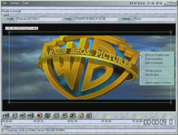 DVDx screenshot