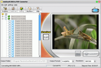 dvdXsoft DVD to PSP Converter screenshot 2