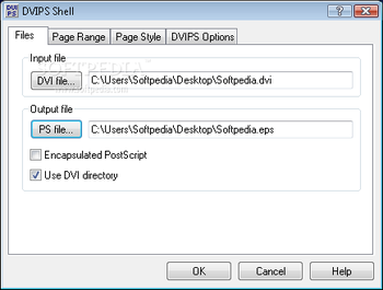 DVIPS Shell screenshot