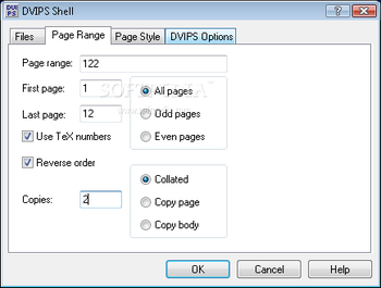 DVIPS Shell screenshot 2