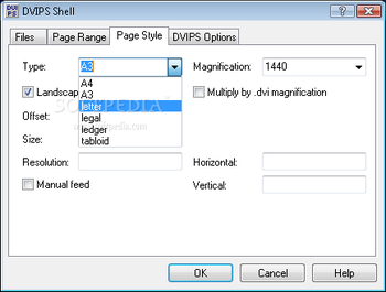 DVIPS Shell screenshot 3