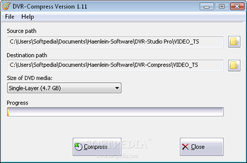 DVR-Compress screenshot